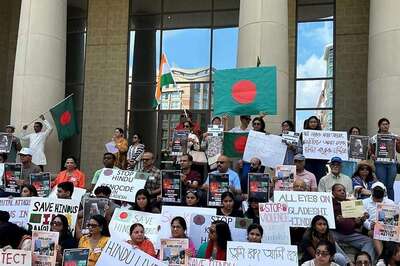 Hundreds Join Indian Americans Vigil, 'Save Hindus in Bangladesh' In Houston