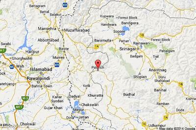 Pakistan again violates ceasefire along LoC in Poonch