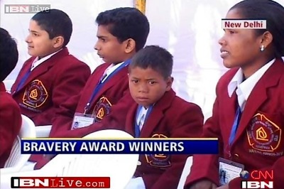 Winners of National Bravery Award 2013 felicitated