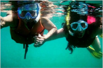 Waheeda Rehman, 83, Goes Snorkeling with Daughter Kashvi Rekhy At Havelock Island