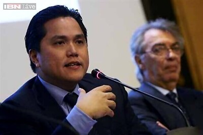Moratti reign ends as Inter name Thohir as chairman