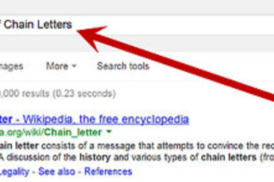 How to Stop Believing in Chain Letters