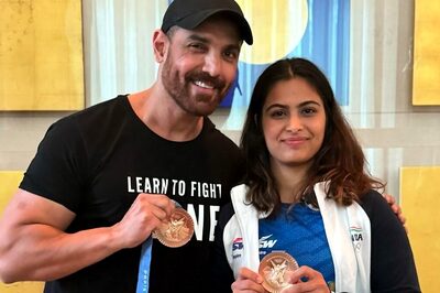 John Abraham Poses With Manu Bhaker's Medal In Hand, Upsets Netizens: 'You Have No Rights To Touch It'