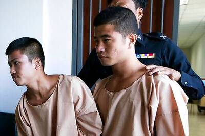 Thailand commutes death sentences in killings of UK tourists