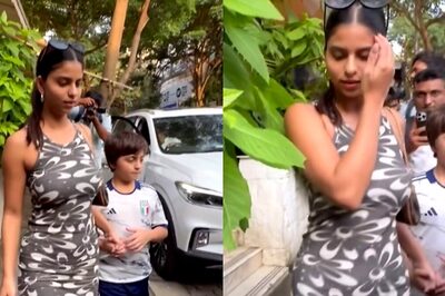 Suhana Khan Looks Gorgeous In Bodycon As She Gets Papped With Abram In The City; Watch