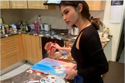 Mouni Roy Paints Stunning Portraits of Lord Shiva During COVID-19 Lockdown