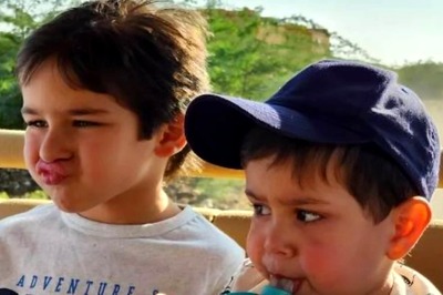 Netizens Say Taimur Pouts Like Mom Kareena Kapoor, Call Jeh 'Genius' as Saba Shares Cute Pics of the Kids