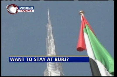 Rent an apartment @ $ 285 a night at Burj
