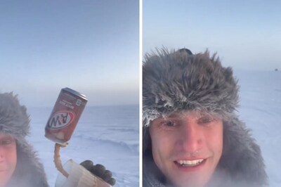 Watch: Man Shows How Beer Froze At -64 Degrees Celsius At The South Pole