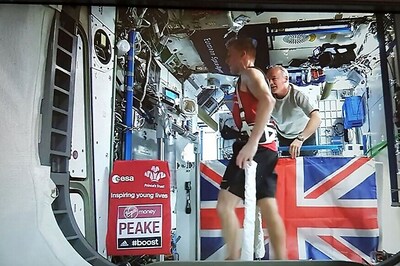 British Astronaut Tim Peake Runs Marathon in Space