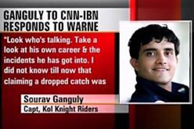 IPL cracks the whip on Ganguly, Warne; suspends umpire