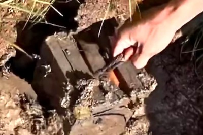 Watch: Man Discovers Gold Coins From Treasure Box Hidden Underground