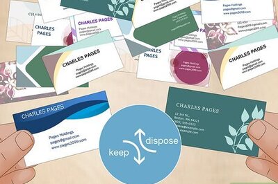 How to Organize Business Cards
