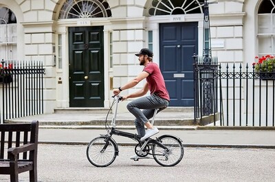Mini Launches New Folding Bike with Padded Leather Saddle and Eight Gears