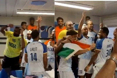 WATCH| Jubilant Indian Men's Hockey Team Celebrate Paris 2024 Bronze With Dressing Room Dance