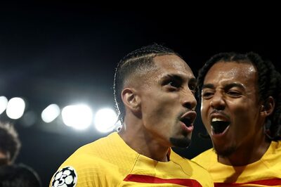 Champions League: Raphinha's Double and Christensen's Header Give Barcelona 3-2 Win vs PSG in First-leg of Quarterfinals