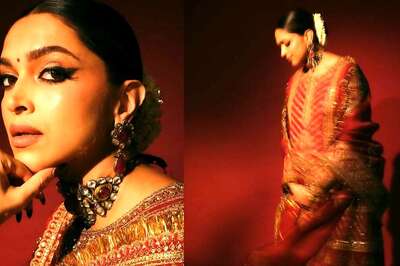 Mom-To-Be Deepika Padukone Glows in Timeless Red Torani Suit at Anant Ambani-Radhika Merchant Wedding