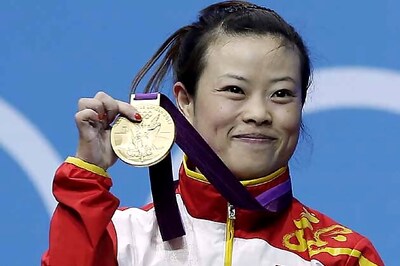China's Wang Mingjuan wins weightlifting gold