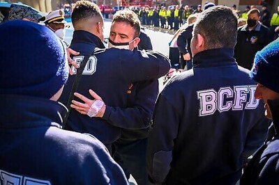 Firefighter Hurt In Fiery Collapse Released From Hospital