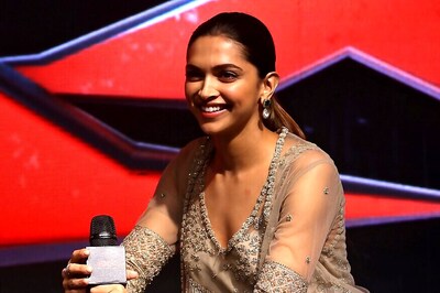 Deepika Padukone Opts For A Black And Gold Outfit For Oscars After Party