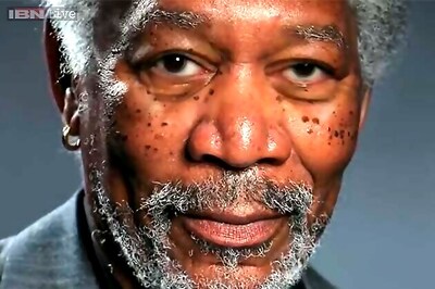iPad finger art: This is not a photo of Morgan Freeman, but you'd think it is