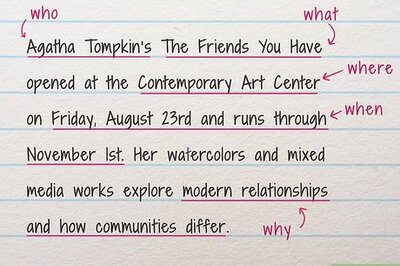 How to Write an Art Exhibition Review