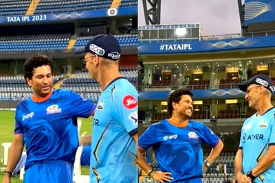 IPL 2023: Sachin Tendulkar's Reunion With Gary Kirsten At Wankhede Gives Fans Nostalgia Max | WATCH