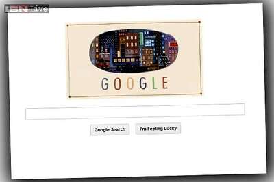 Google's second Happy Holidays doodle wishes Merry Christmas