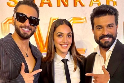 Ram Charan, Kiara Advani Pose in Suits in SVC 50 Poster; Ranveer Singh, Chiranjeevi Attend Film Launch