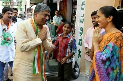 Nandan Nilekani, one of India's richest candidates, files nomination papers