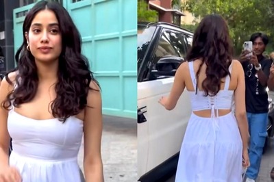 Janhvi Kapoor Serves A Summer Chic Look In A White Strappy, Tea-Length Dress; Watch