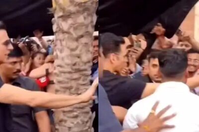 Akshay Kumar Hugs Fan Who Jumped Barricade To Greet Him During Selfiee Promotions; Netizens React