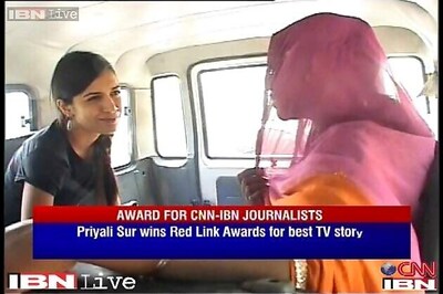 CNN-IBN bags best TV story award at the Mumbai Press Club Red Link Awards