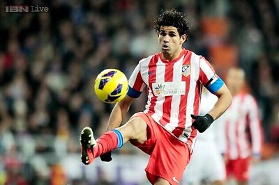 Atletico Madrid tie Brazilian striker Diego Costa until 2018