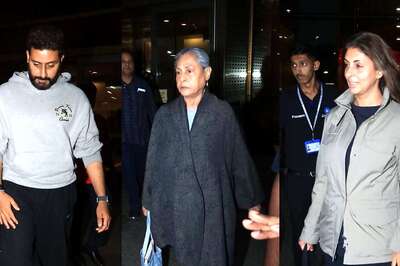 Abhishek Bachchan Dodges Paps with Jaya and Shweta; Fans Miss Aishwarya Rai, Call Family 'Incomplete'