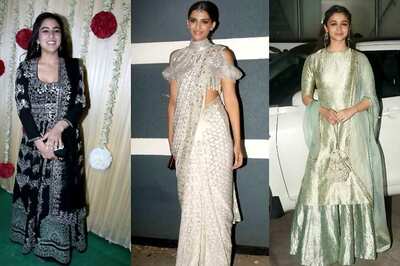 Diwali 2017: Sara, Sonam, Alia Look Chic In Traditional Attires At Ekta Kapoor's Bash
