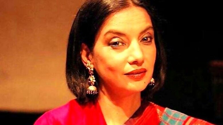 My upbringing influenced my choices: Shabana Azmi