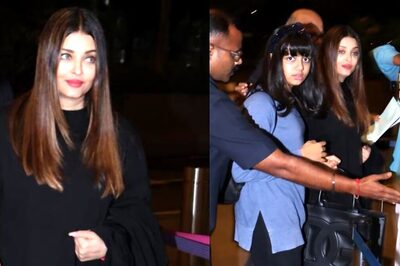 Aishwarya Rai Stuns In An All-Black Look, Jets Off For A Getaway With Aaradhya Bachchan; Watch