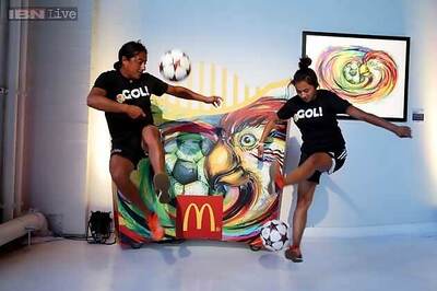 World Cup 2014: Six year old becomes India connect at World Cup pre-quarters 1