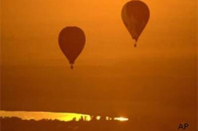 Hot air balloon marriage on Saturday