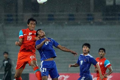India held by Nepal in Nehru Cup football