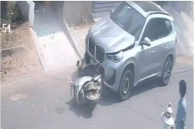 Caught on Cam: 1 Dead As Speeding SUV Drags Scooter For 50 Metres In Tamil Nadu