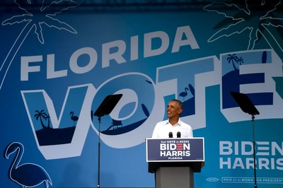 Obama Takes Personal Dig at Trump, Says He's 'Insecure, Self-Absorbed and a Failed President'