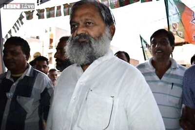 Haryana Minister Anil Vij sees Pakistan hand behind intolerance issue