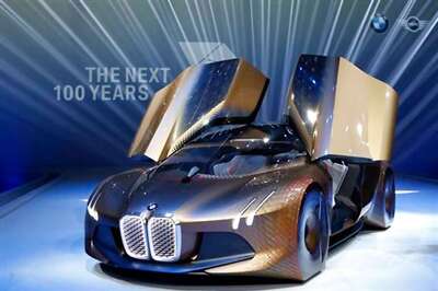 BMW shows off new concept car on 100th anniversary