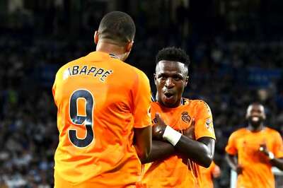 La Liga: Real Madrid Edge Out Real Sociedad as Vinicius Junior, Kylian Mbappe Convert From the Spot