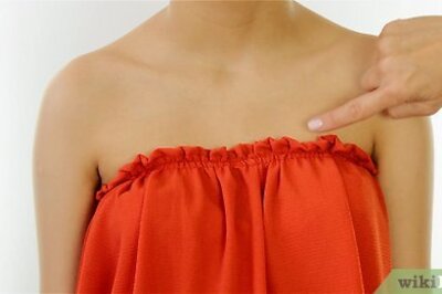 How to Make Straps for a Strapless Dress