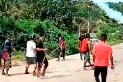 Assam's Bru Community Protest Against Mizoram Govt, Blocks Highway