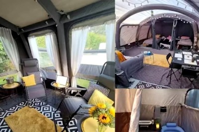 Viral Pics Of Luxury Tent With Bathroom And Bedroom Leave Internet Shocked