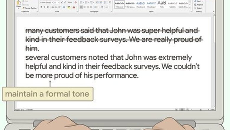 How to Write a Recognition Letter